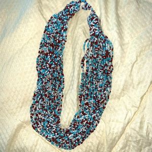 Homemade beaded necklace